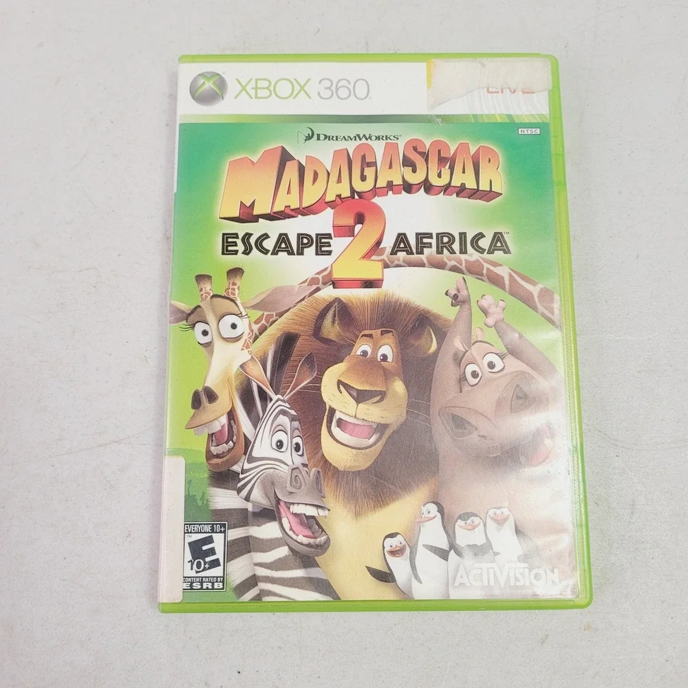 Madagascar Escape 2 Africa Video Game Xbox 360 Green Action Adventure